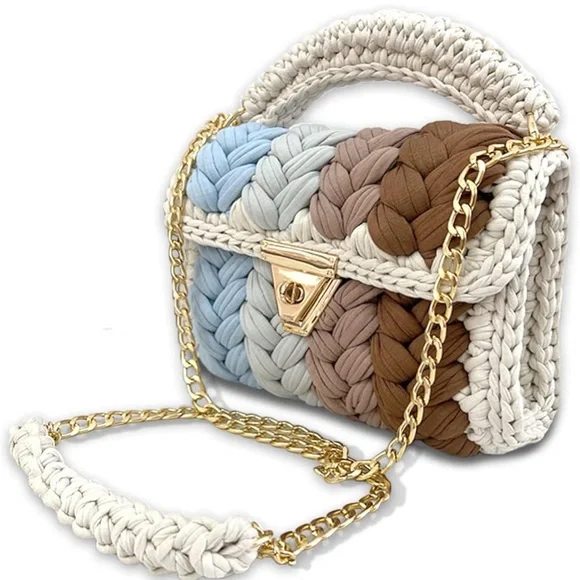 CHQUEL Multicolor Woven Handbag - Picture 5 of 6